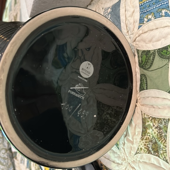 Fornasseti urn Serraturo Regato Nero w box tags receipt limited ed 100 of 499 - Picture 8 of 10